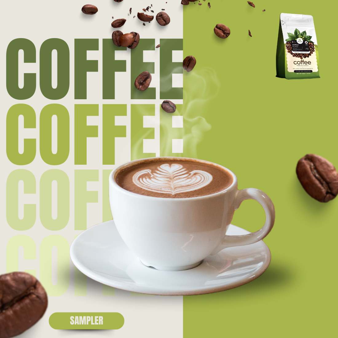 Coffee Sampler Pack - Green to Mean Coffee