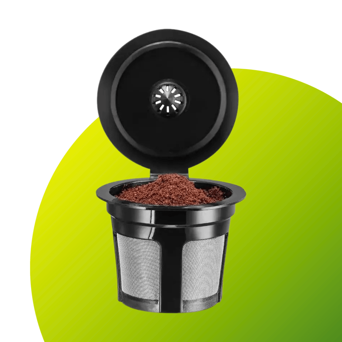 Reusable Brew Pods Green to Mean Coffee - Main Image