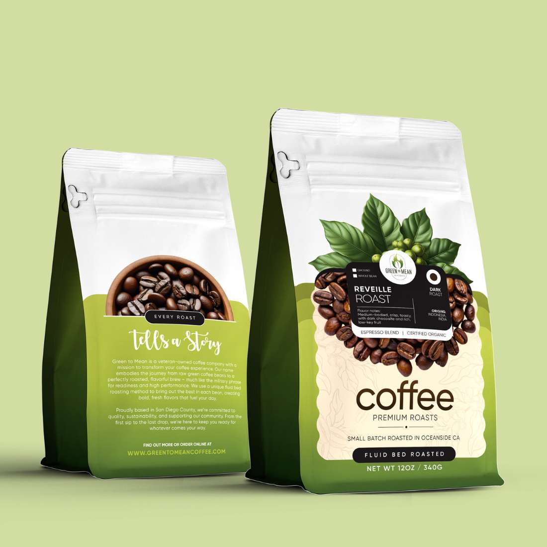 Reveille Roast - Green to Mean Coffee