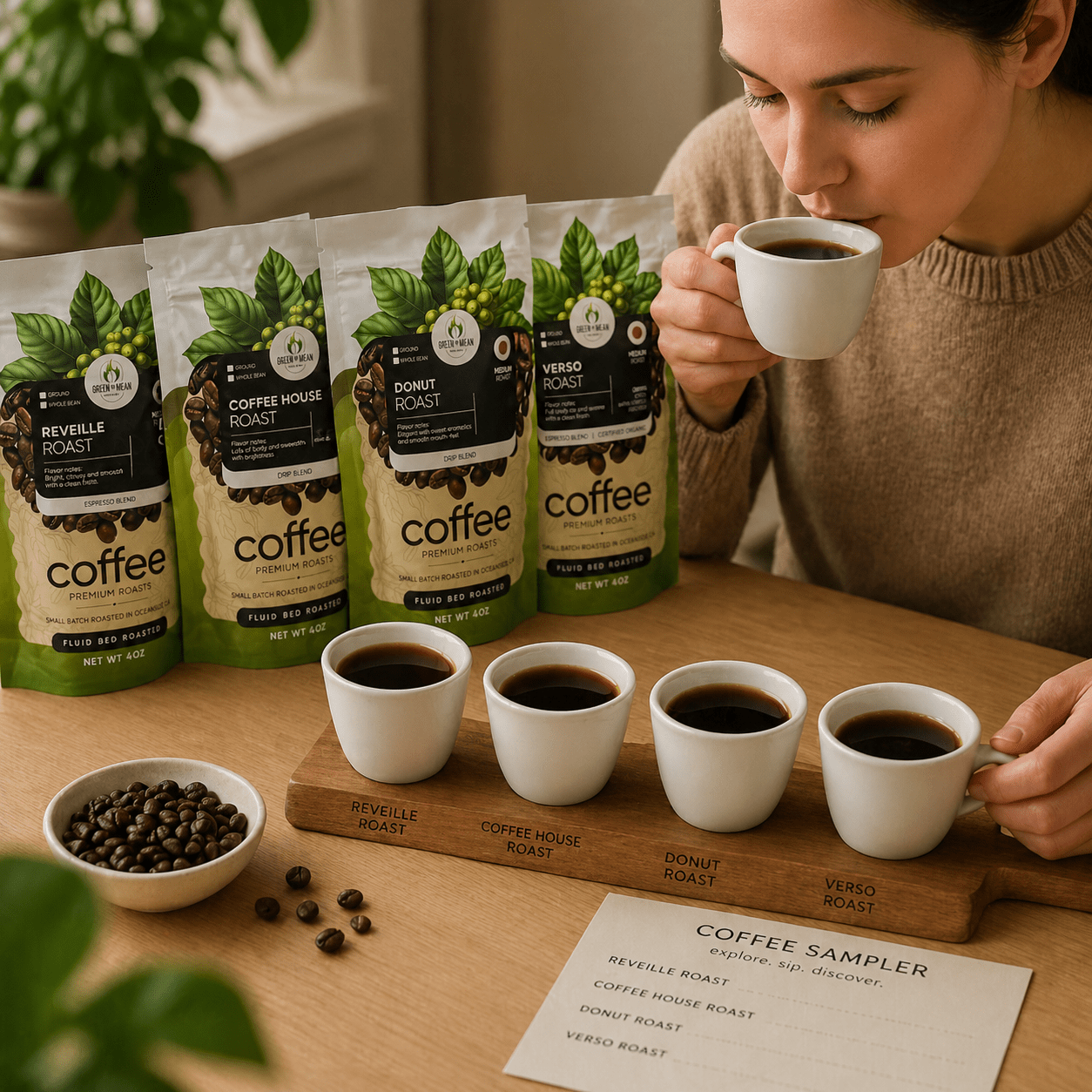 Coffee Sampler Pack - Green to Mean Coffee