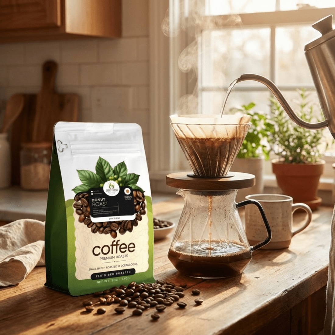Pour Over Coffee Set - Green to Mean Coffee