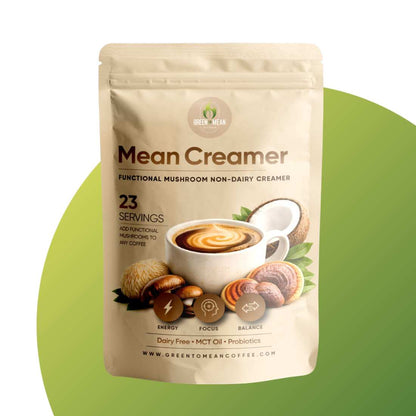 Mean Creamer Functional Mushroom Non-Dairy Creamer | Green To Mean Coffee