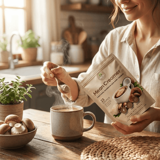 Mean Creamer Functional Mushroom Non-Dairy Creamer | Green To Mean Coffee