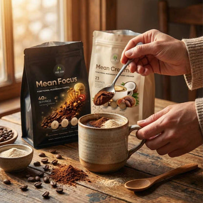 Mean Focus Mushroom Coffee - Green To Mean