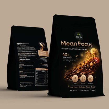 Mean Focus Mushroom Coffee - Green To Mean