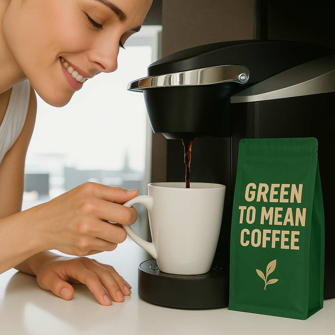 Single Serving Coffee Pods (12 count) - Green to Mean Coffee